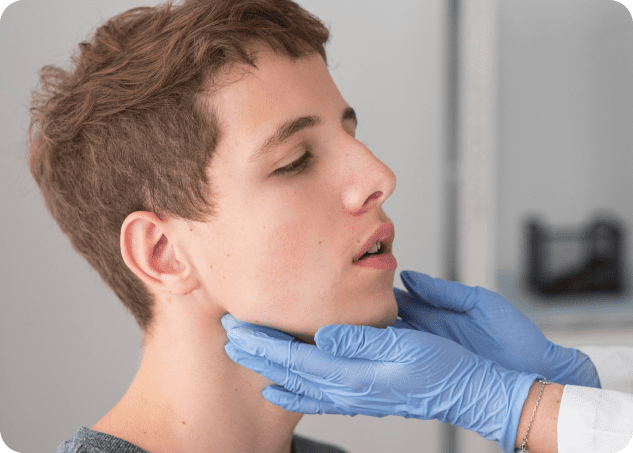 Smiling young patient undergoing orthodontic care and jaw surgery recovery with Physical Therapy and Rehabilitation Exercises at Limestone Hills Orthodontics in Austin, TX.